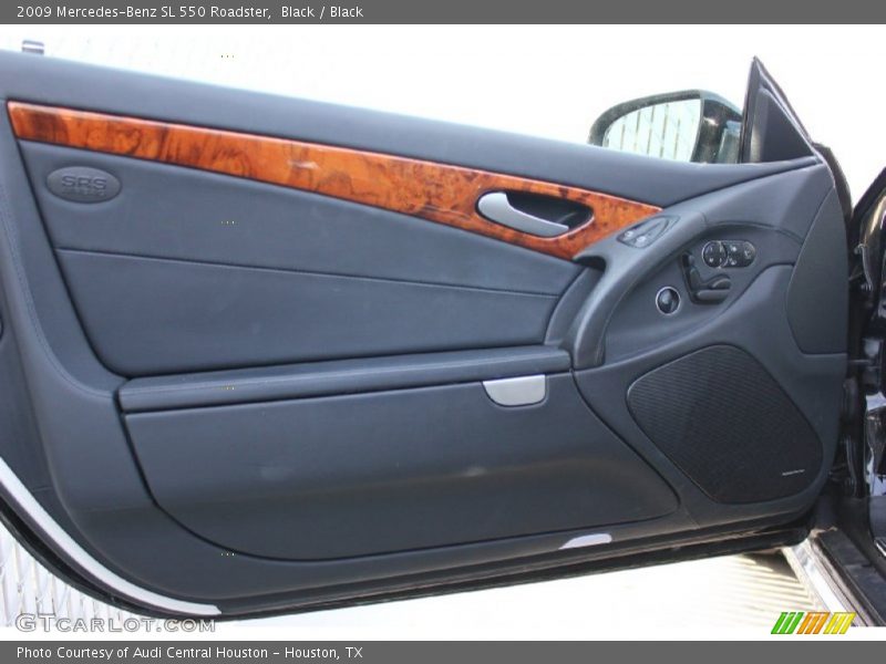Black / Black 2009 Mercedes-Benz SL 550 Roadster