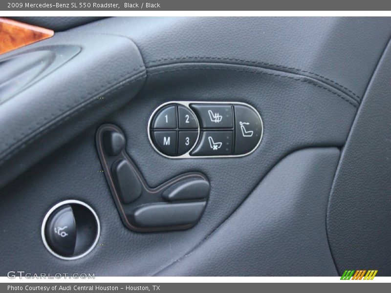 Black / Black 2009 Mercedes-Benz SL 550 Roadster