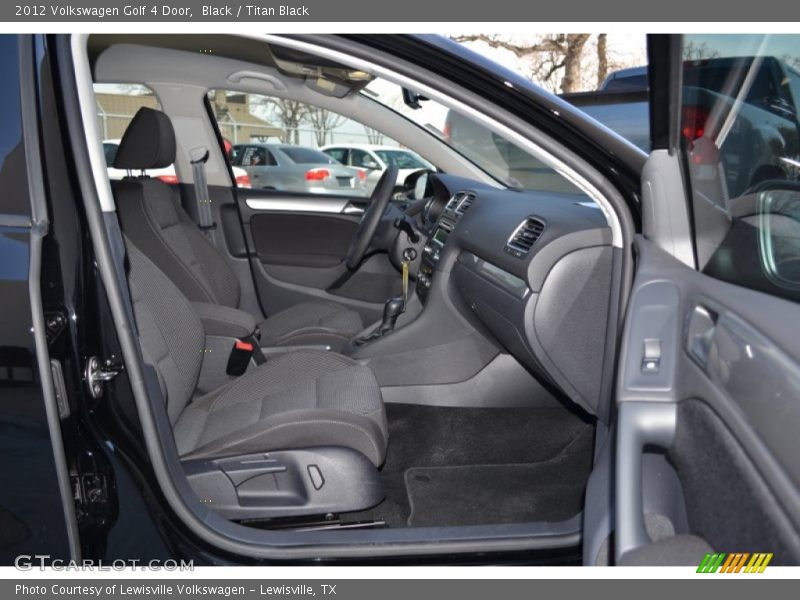 Black / Titan Black 2012 Volkswagen Golf 4 Door