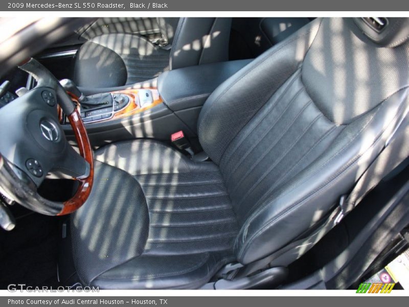 Black / Black 2009 Mercedes-Benz SL 550 Roadster
