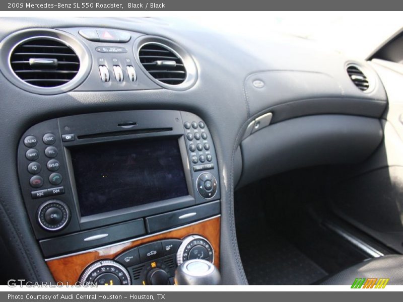 Black / Black 2009 Mercedes-Benz SL 550 Roadster