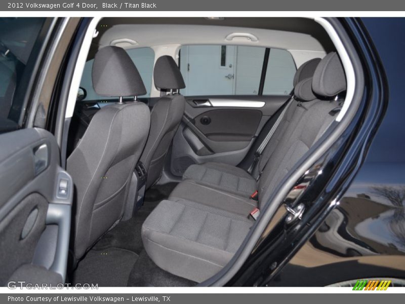 Black / Titan Black 2012 Volkswagen Golf 4 Door