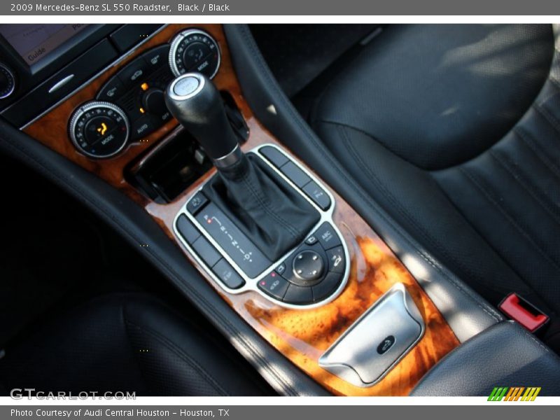 Black / Black 2009 Mercedes-Benz SL 550 Roadster
