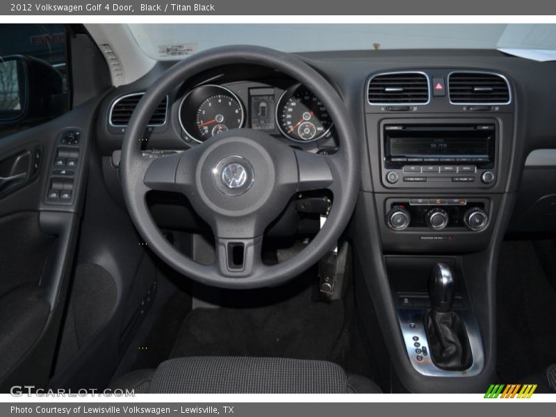 Black / Titan Black 2012 Volkswagen Golf 4 Door