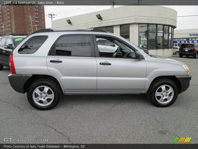 Satin Silver / Black 2005 Kia Sportage LX