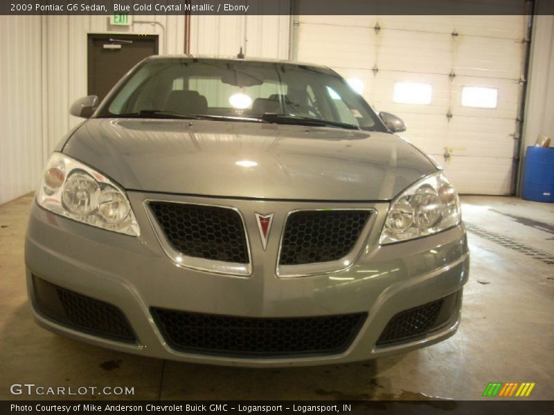 Blue Gold Crystal Metallic / Ebony 2009 Pontiac G6 Sedan