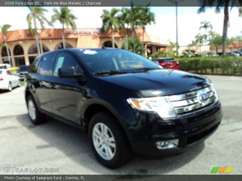 Dark Ink Blue Metallic / Charcoal 2008 Ford Edge SEL