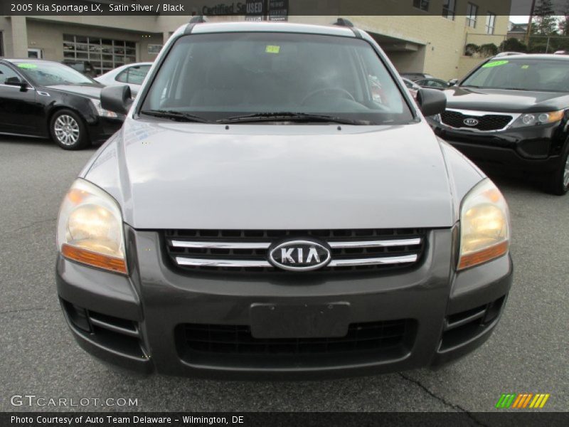 Satin Silver / Black 2005 Kia Sportage LX