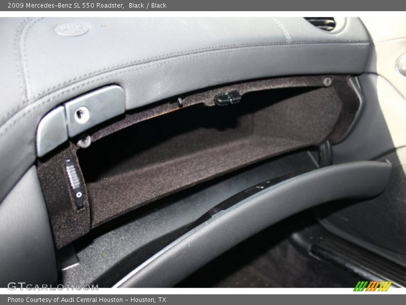 Black / Black 2009 Mercedes-Benz SL 550 Roadster