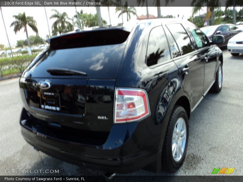 Dark Ink Blue Metallic / Charcoal 2008 Ford Edge SEL