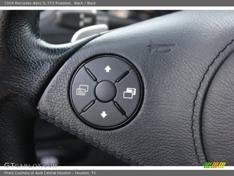 Black / Black 2009 Mercedes-Benz SL 550 Roadster