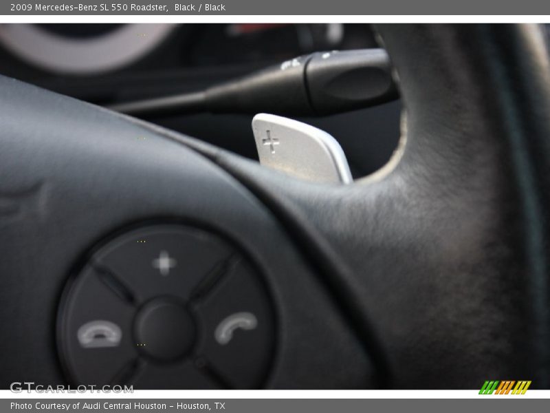 Black / Black 2009 Mercedes-Benz SL 550 Roadster