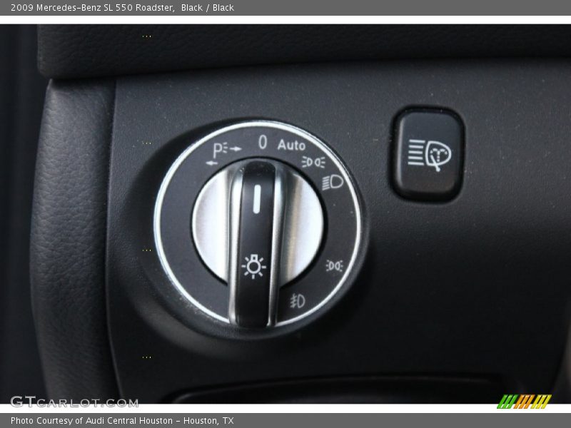 Black / Black 2009 Mercedes-Benz SL 550 Roadster