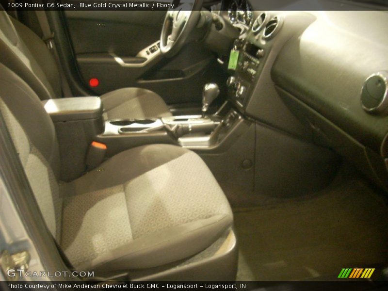 Blue Gold Crystal Metallic / Ebony 2009 Pontiac G6 Sedan