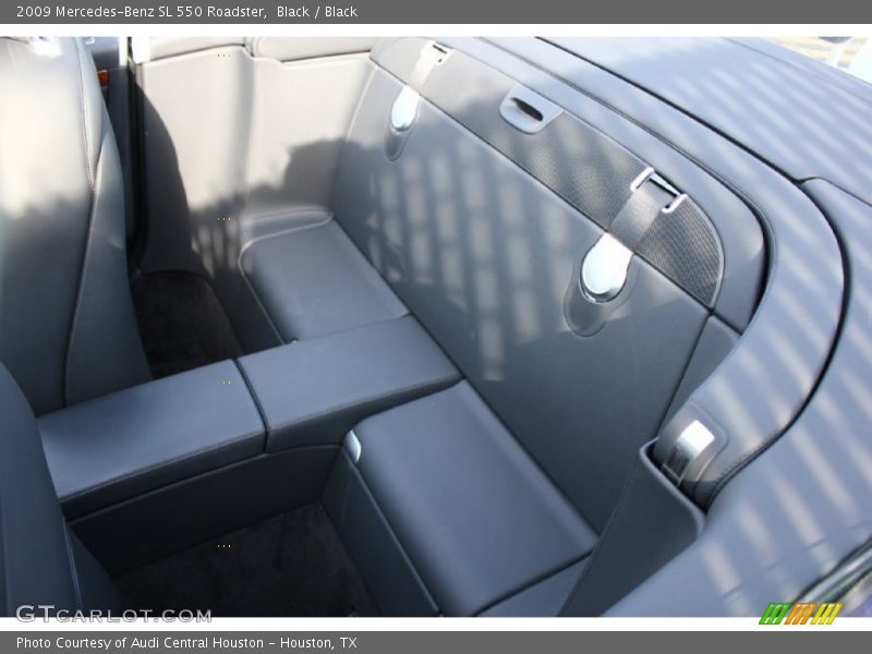 Black / Black 2009 Mercedes-Benz SL 550 Roadster