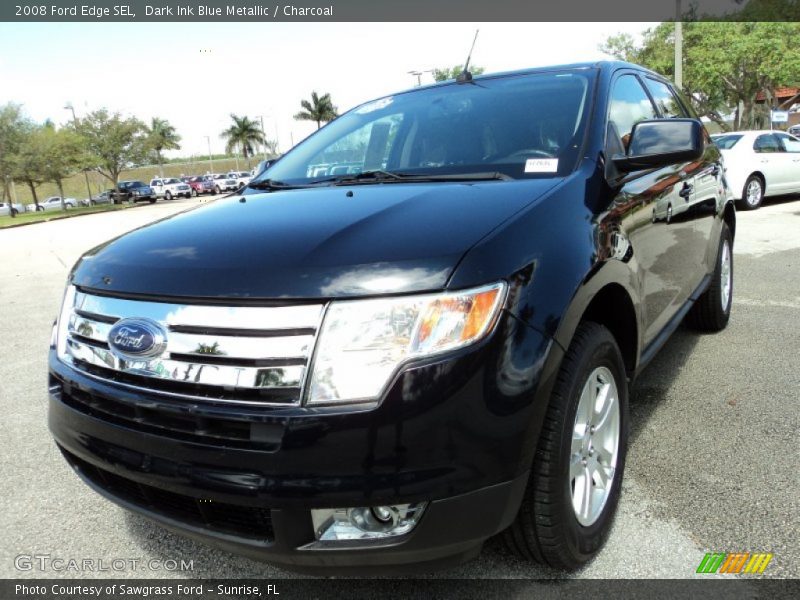 Dark Ink Blue Metallic / Charcoal 2008 Ford Edge SEL