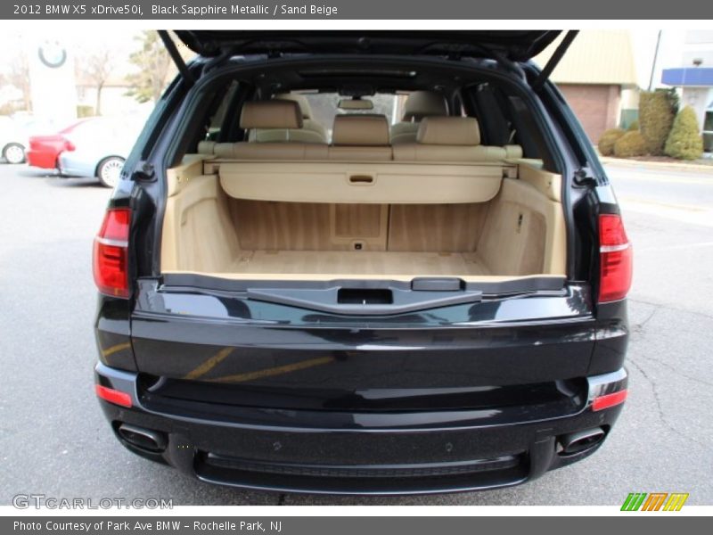 Black Sapphire Metallic / Sand Beige 2012 BMW X5 xDrive50i