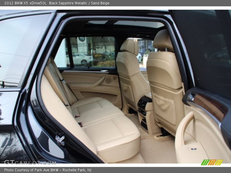Black Sapphire Metallic / Sand Beige 2012 BMW X5 xDrive50i