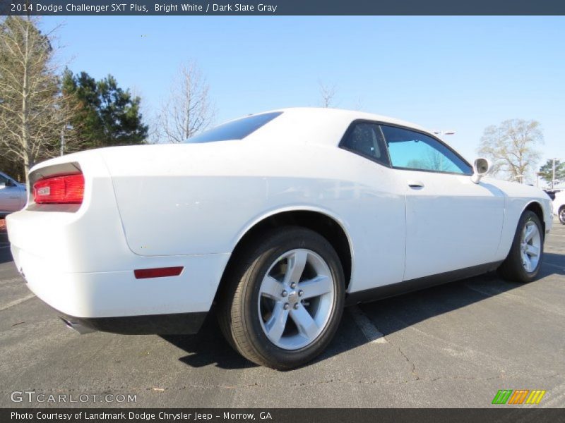 Bright White / Dark Slate Gray 2014 Dodge Challenger SXT Plus