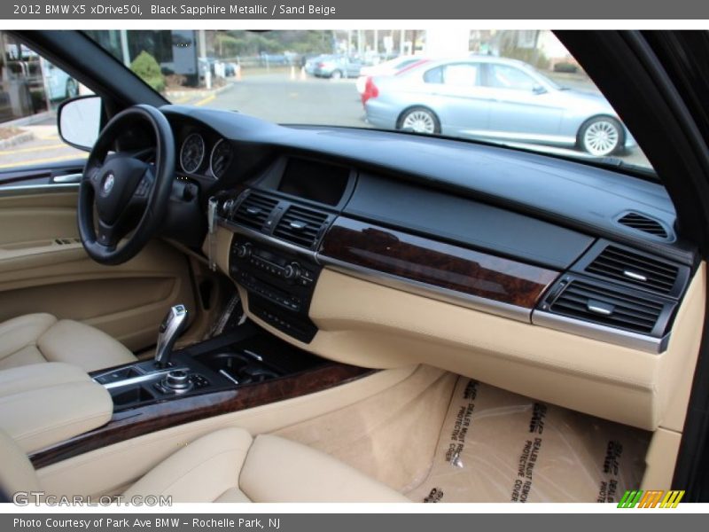 Black Sapphire Metallic / Sand Beige 2012 BMW X5 xDrive50i