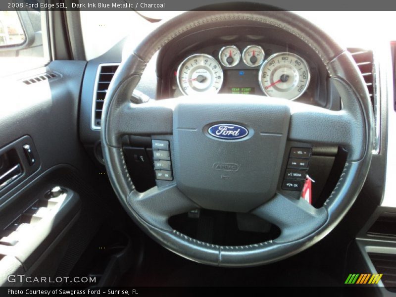 Dark Ink Blue Metallic / Charcoal 2008 Ford Edge SEL