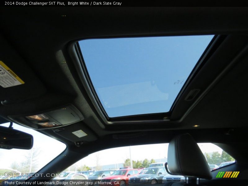 Bright White / Dark Slate Gray 2014 Dodge Challenger SXT Plus