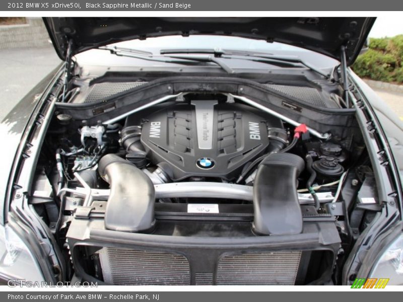 Black Sapphire Metallic / Sand Beige 2012 BMW X5 xDrive50i