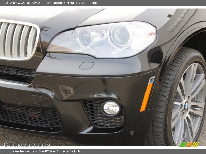 Black Sapphire Metallic / Sand Beige 2012 BMW X5 xDrive50i