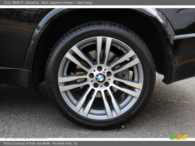 Black Sapphire Metallic / Sand Beige 2012 BMW X5 xDrive50i