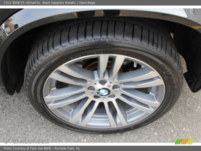 Black Sapphire Metallic / Sand Beige 2012 BMW X5 xDrive50i