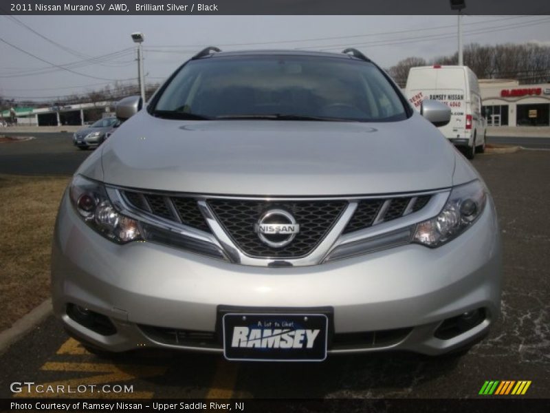 Brilliant Silver / Black 2011 Nissan Murano SV AWD