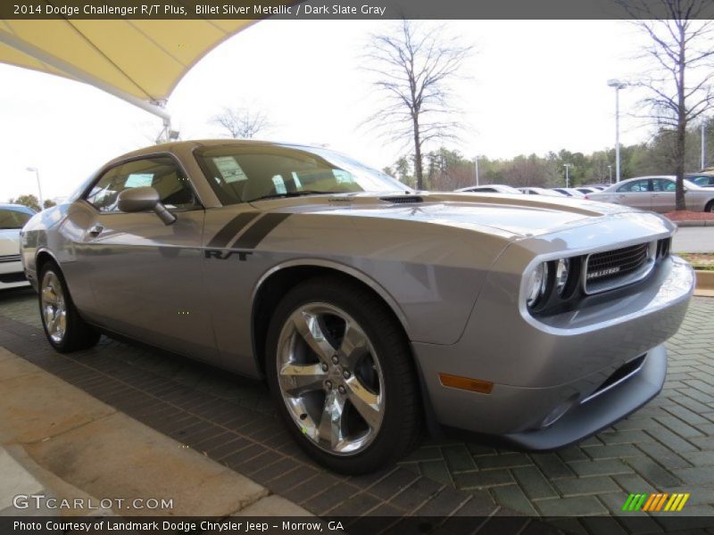 Billet Silver Metallic / Dark Slate Gray 2014 Dodge Challenger R/T Plus