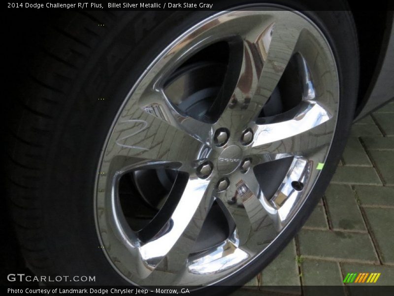 Billet Silver Metallic / Dark Slate Gray 2014 Dodge Challenger R/T Plus