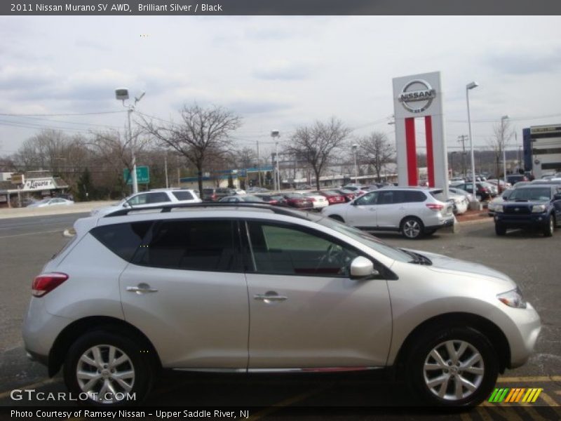 Brilliant Silver / Black 2011 Nissan Murano SV AWD