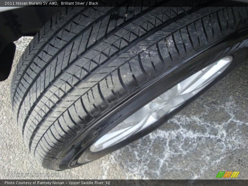 Brilliant Silver / Black 2011 Nissan Murano SV AWD