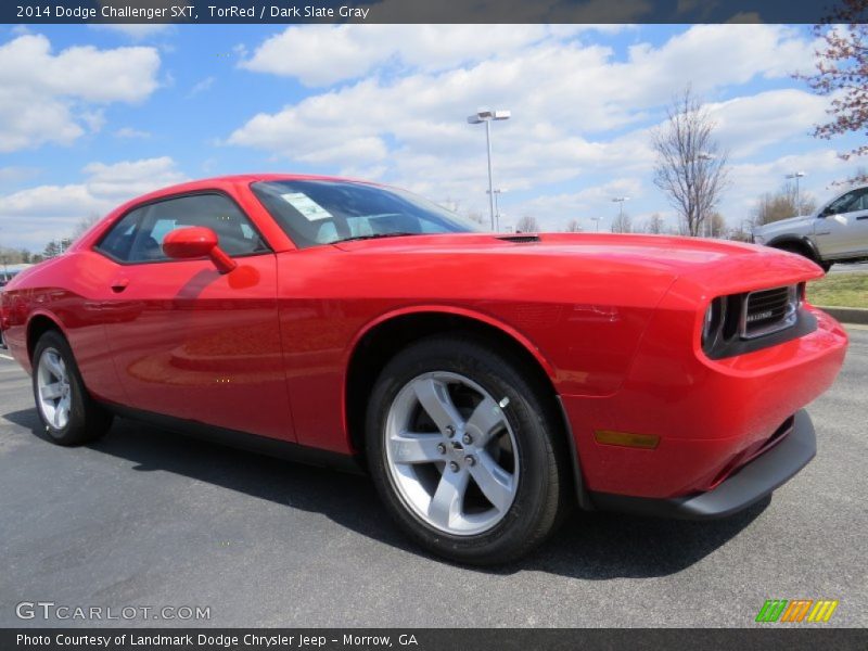 TorRed / Dark Slate Gray 2014 Dodge Challenger SXT