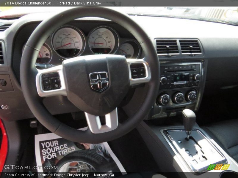 TorRed / Dark Slate Gray 2014 Dodge Challenger SXT