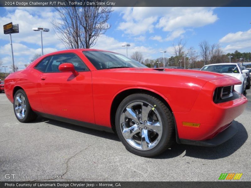 TorRed / Dark Slate Gray 2014 Dodge Challenger R/T Plus