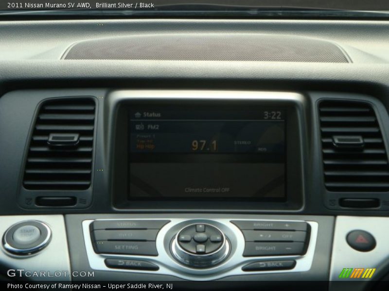 Brilliant Silver / Black 2011 Nissan Murano SV AWD
