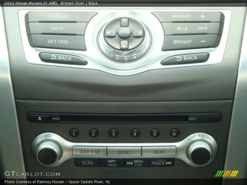 Brilliant Silver / Black 2011 Nissan Murano SV AWD