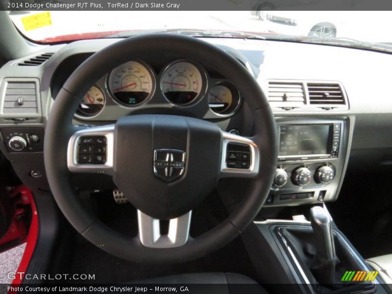 TorRed / Dark Slate Gray 2014 Dodge Challenger R/T Plus