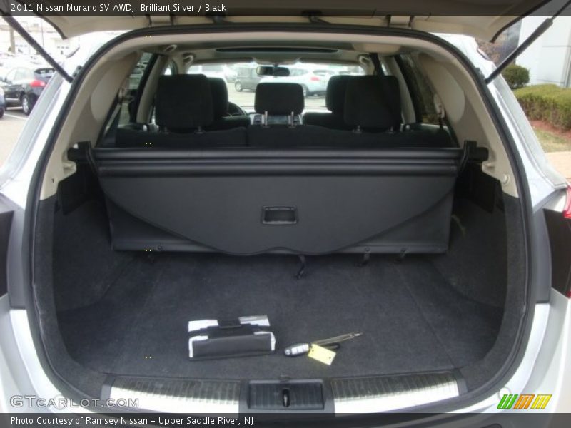 Brilliant Silver / Black 2011 Nissan Murano SV AWD