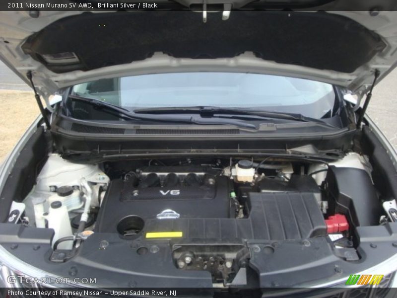 Brilliant Silver / Black 2011 Nissan Murano SV AWD