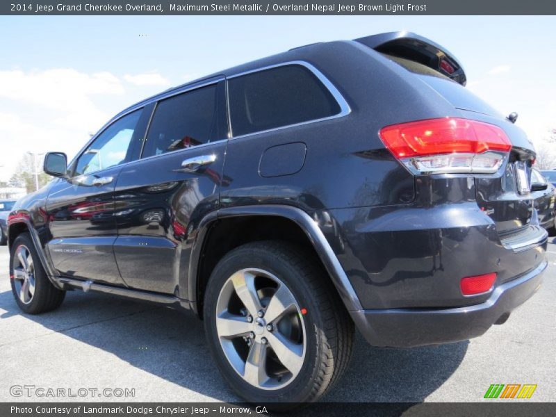 Maximum Steel Metallic / Overland Nepal Jeep Brown Light Frost 2014 Jeep Grand Cherokee Overland