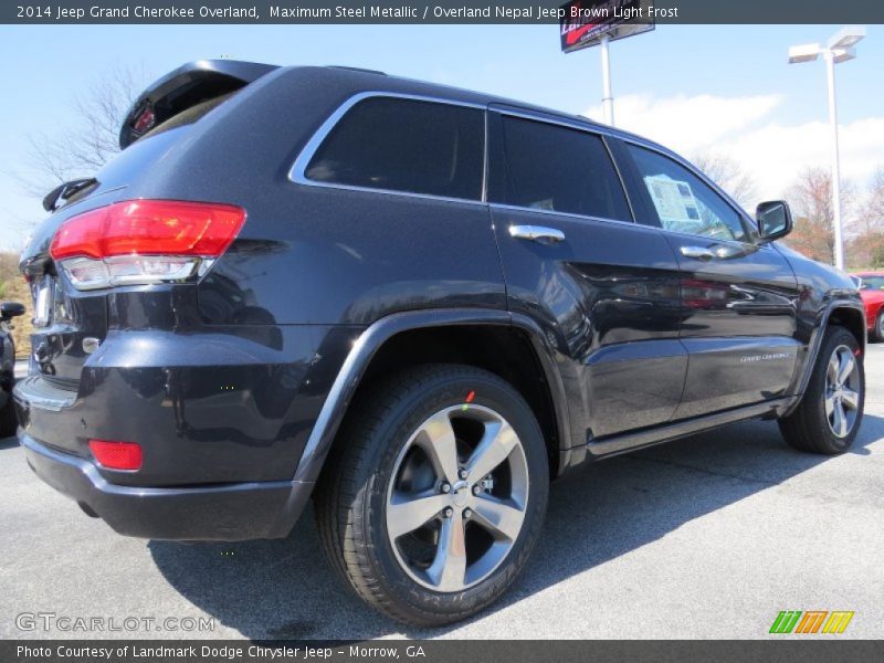 Maximum Steel Metallic / Overland Nepal Jeep Brown Light Frost 2014 Jeep Grand Cherokee Overland