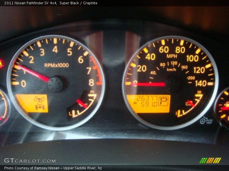 Super Black / Graphite 2011 Nissan Pathfinder SV 4x4