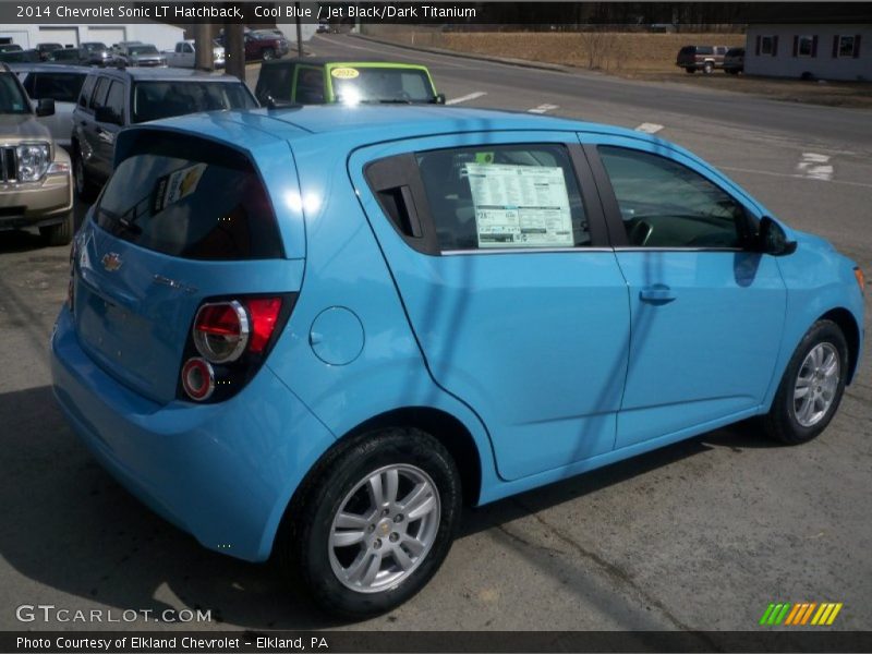 Cool Blue / Jet Black/Dark Titanium 2014 Chevrolet Sonic LT Hatchback