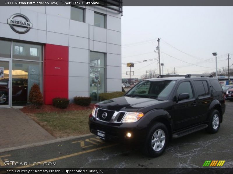 Super Black / Graphite 2011 Nissan Pathfinder SV 4x4