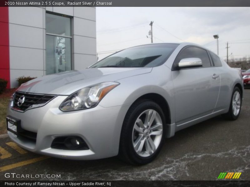Radiant Silver / Charcoal 2010 Nissan Altima 2.5 S Coupe