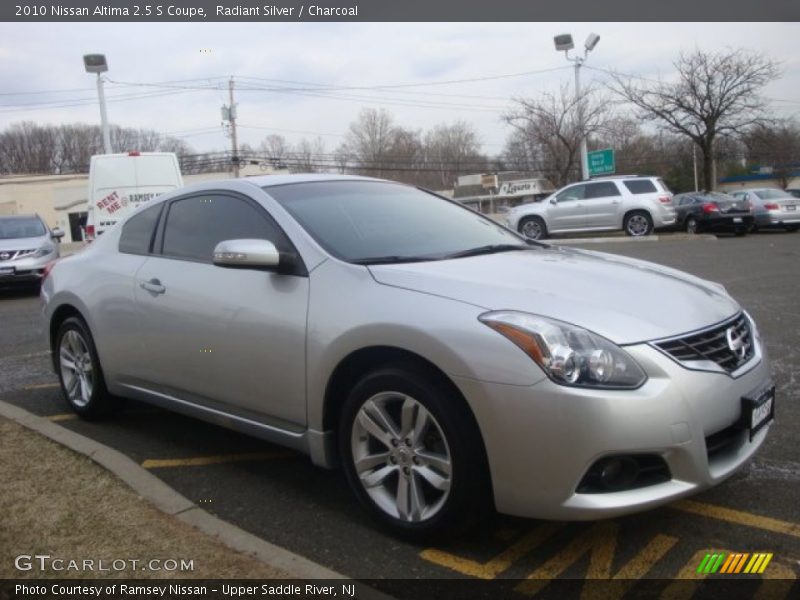 Radiant Silver / Charcoal 2010 Nissan Altima 2.5 S Coupe